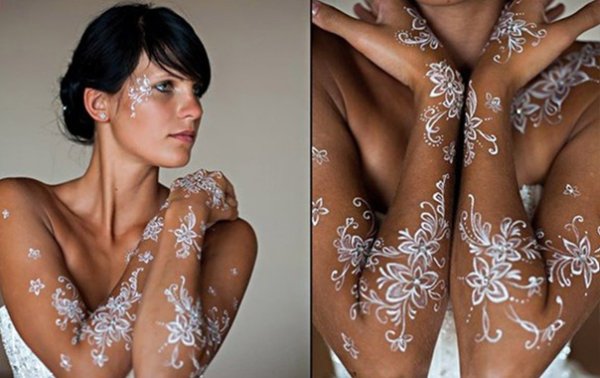 Бодиарт кружево