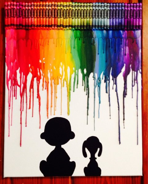 Легкий шаблон для восковых мелков