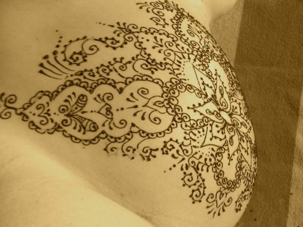 Мехенди интимной зоны