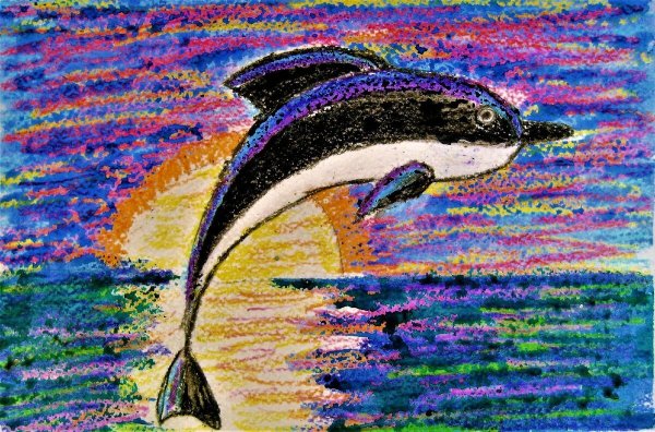 Рисунки на асфальте мелками