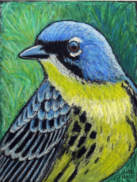 Рисование масляными мелками