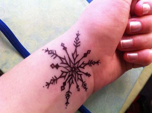 Снежинка хна