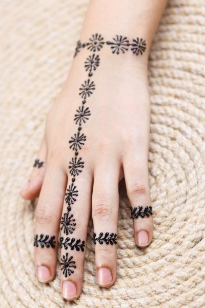 Рисунки хной