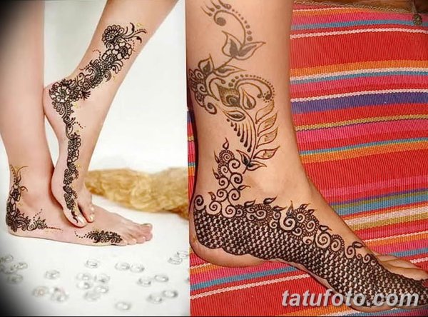 Что можно нарисовать на ноге тату