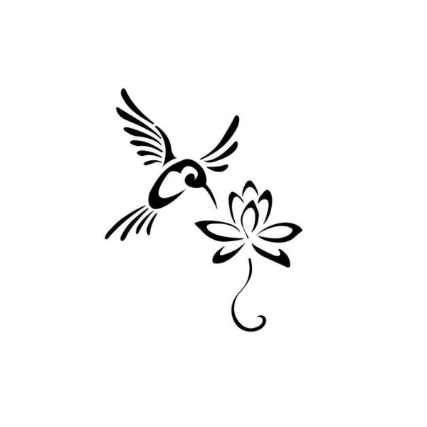 Тату трафарет для девушек