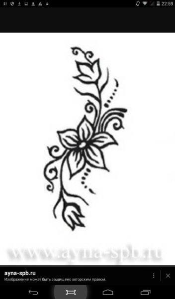Тату хной эскизы женские