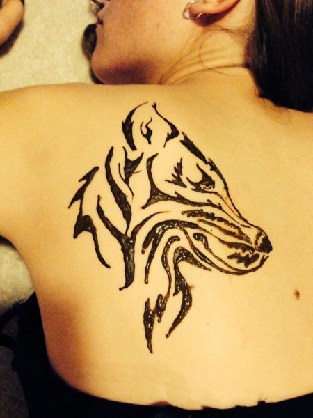 Тату хной мужские