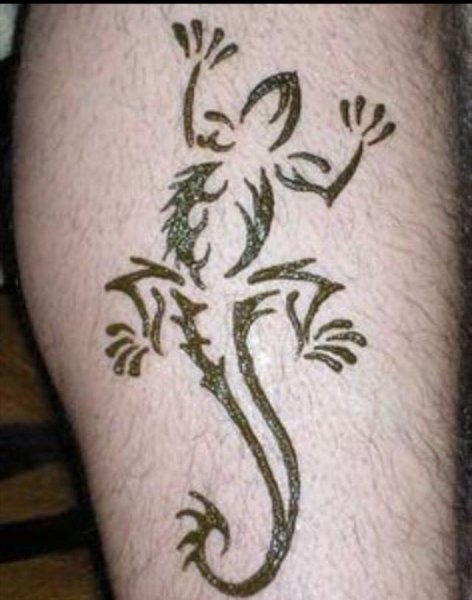 Тату хной мужские