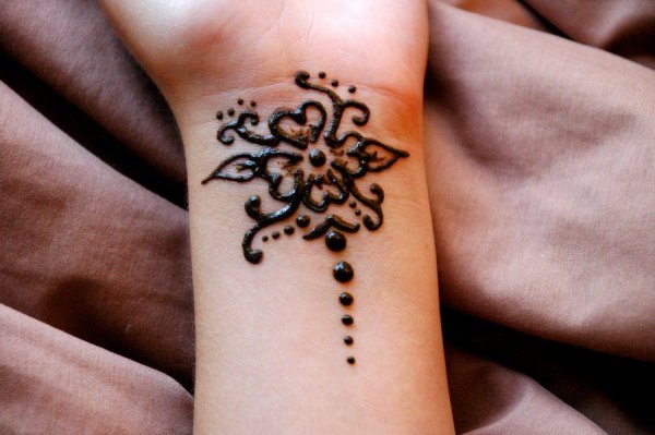 Тату хной маленькие