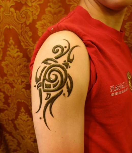 Хной на плече мужские