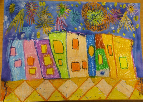 Рисование свечой