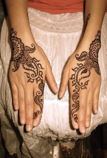 Рисунки хной на свадьбу