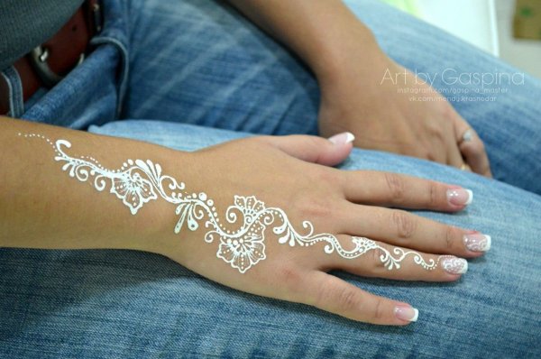 Свадебные узоры хной