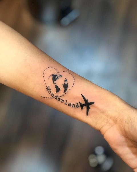 Маленькие тату для путешественников