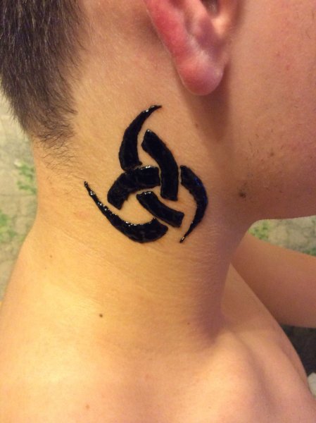 Тату хной мужские