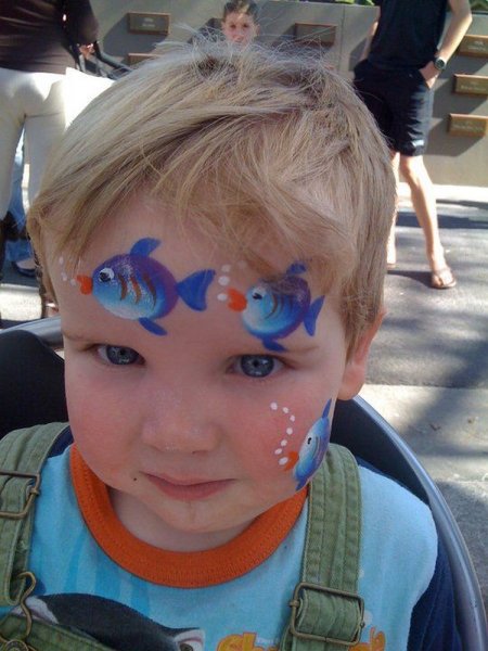 Морской аквагрим для мальчиков