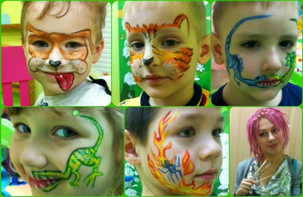 Краски для рисования на лице