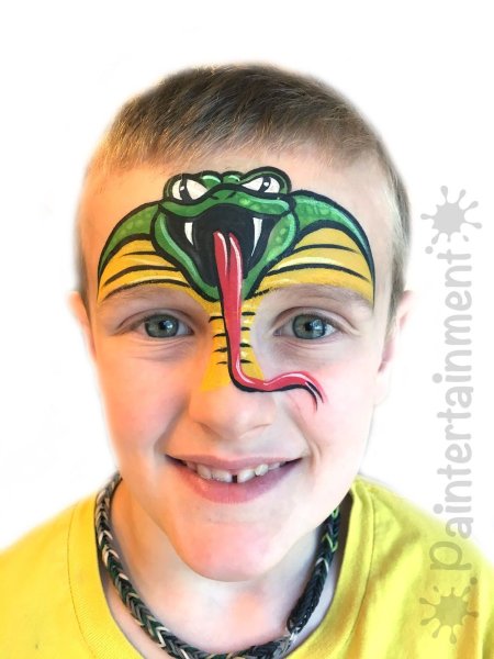 Аквагрим змея