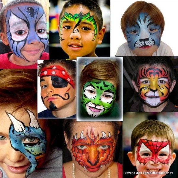 Краски грим для лица