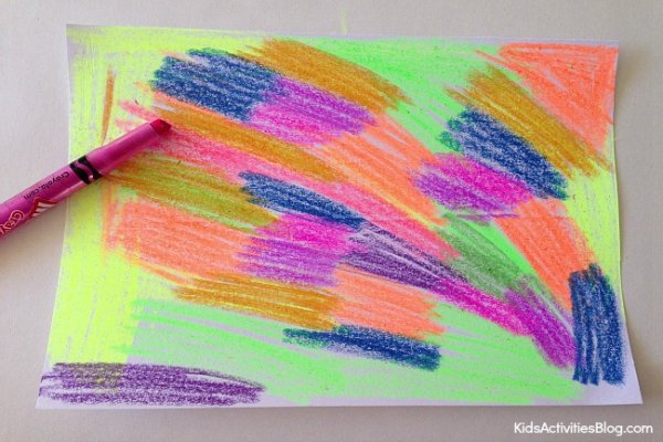 Рисунки глаза мелками