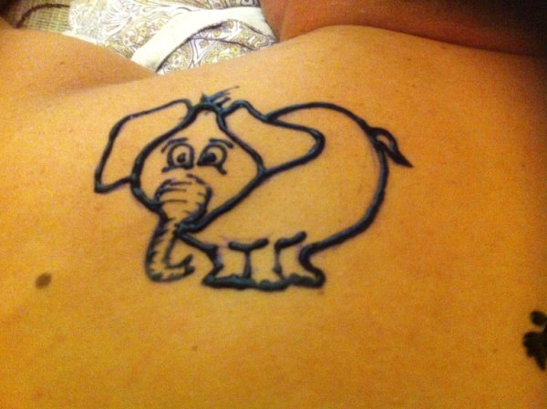 Маленькие тату хной для мальчиков