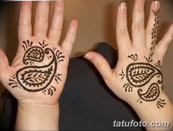 Животные хной на руке