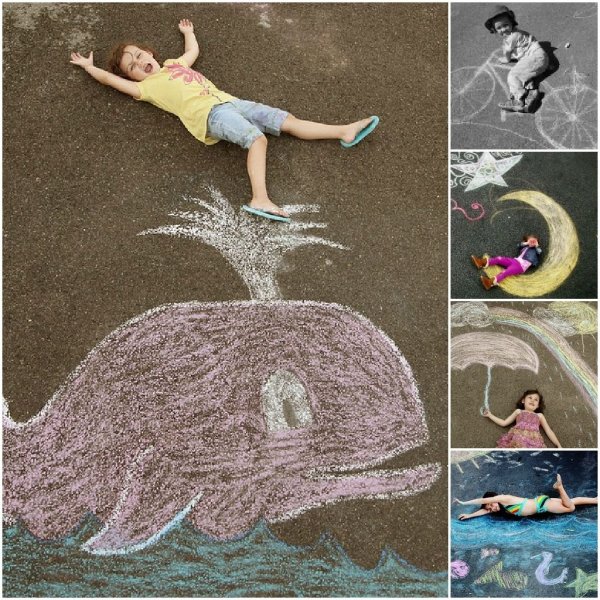 Лето мелками