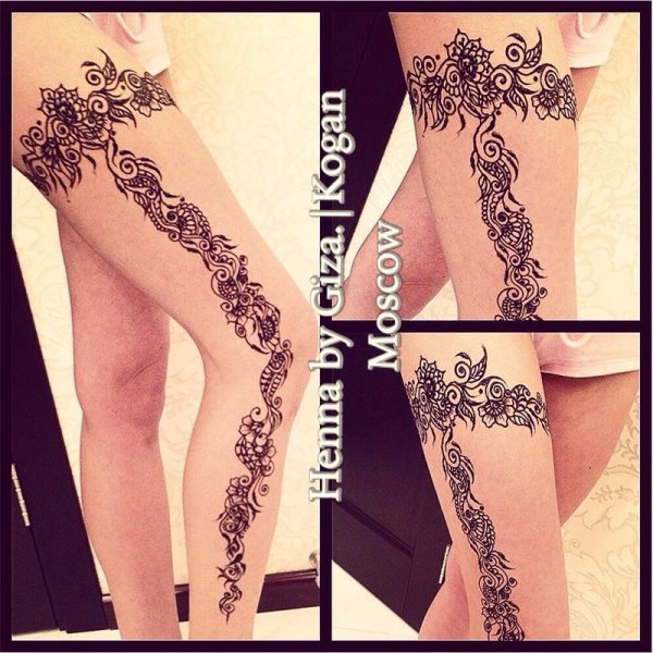 Мехенди чулки эскиз