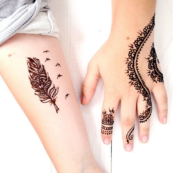 Татуировки хной