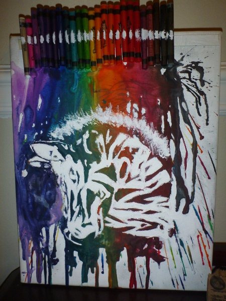 Мелки необычные восковые