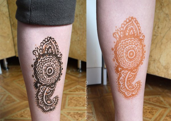Что означают рисунки хной