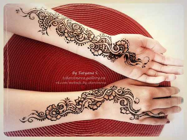 Хна на руке