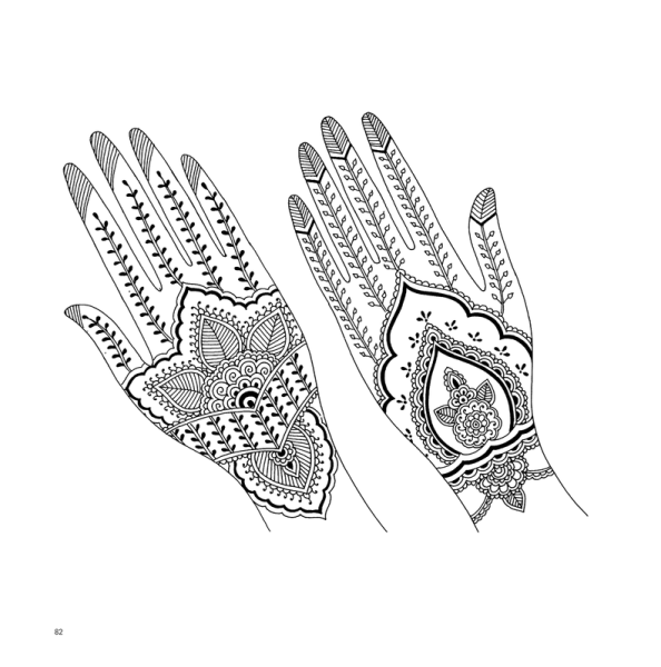 Мехенди эскизы