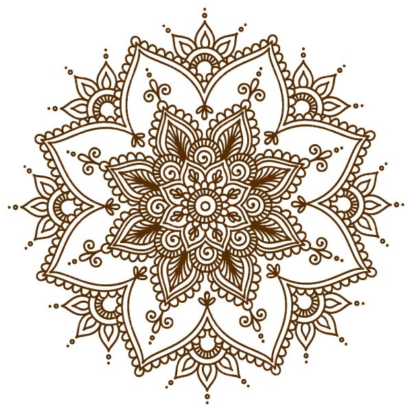 Орнамент Индия Мандала