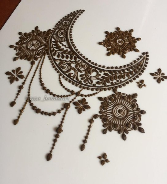 Полумесяц хной