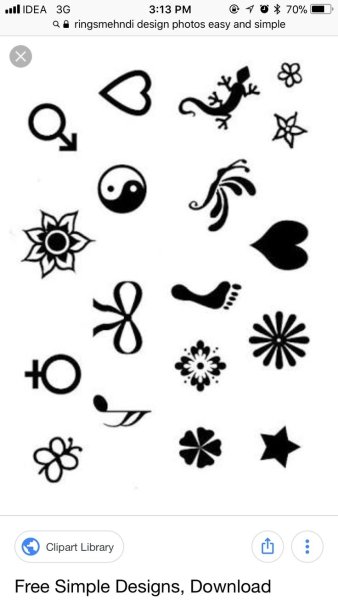 India Henna patterns вектор