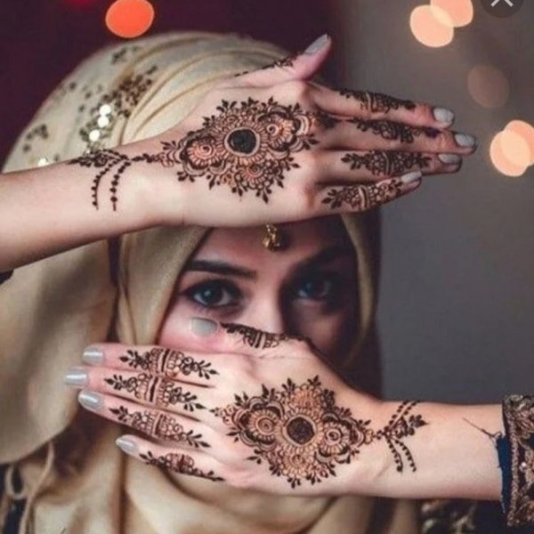 Мехенди арабский стиль