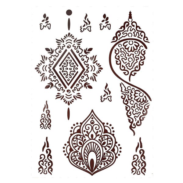 Арабский орнамент тату