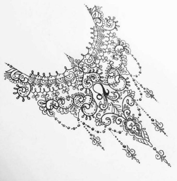 Кружева эскиз