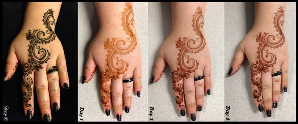 Детские тату из хны