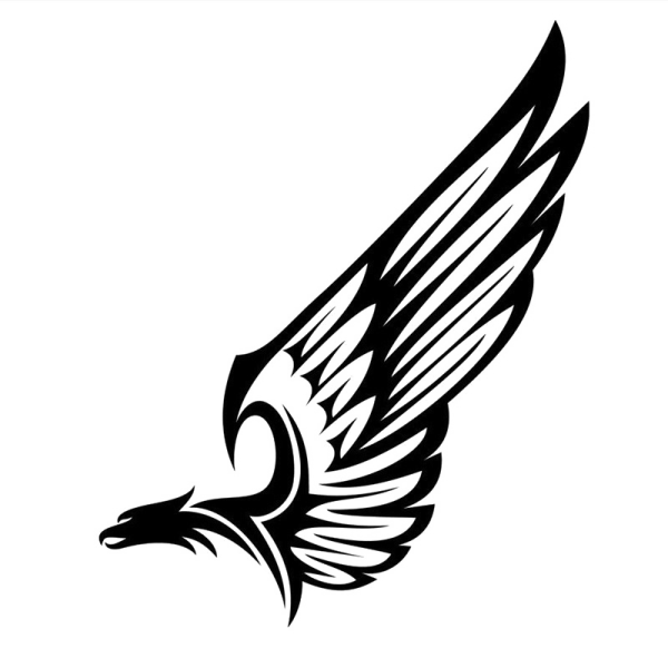 Стилизованное крыло