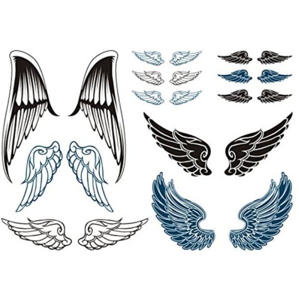 Крылья рисунок