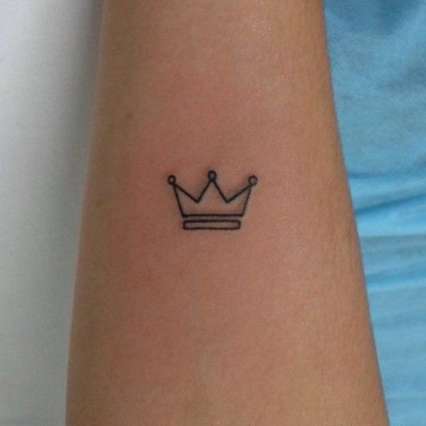 Маленькие тату корона