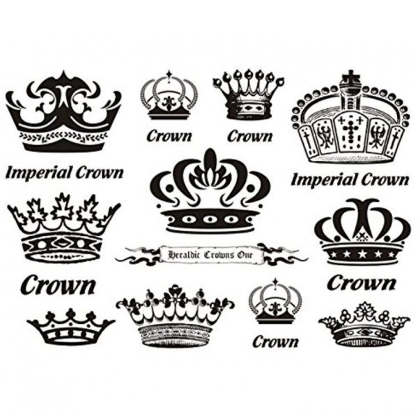 Корона тату эскиз