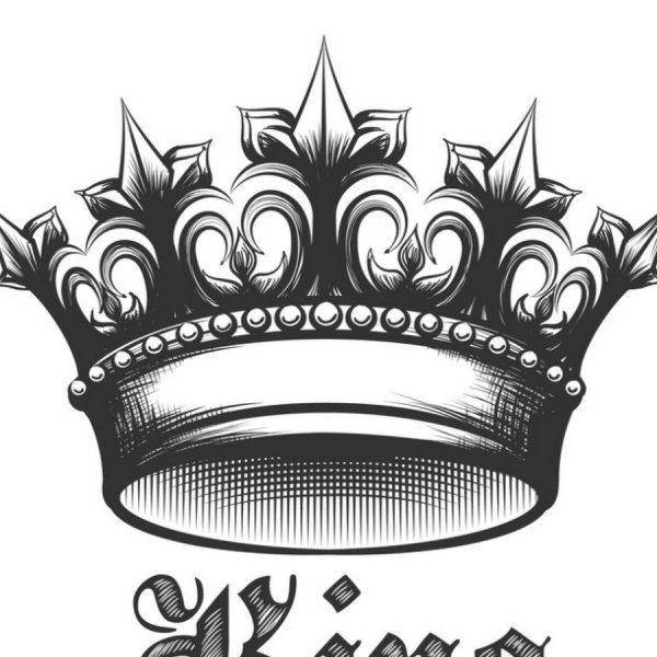 Эскиз корона мужская