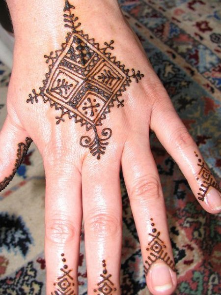 Мехенди марокканский стиль