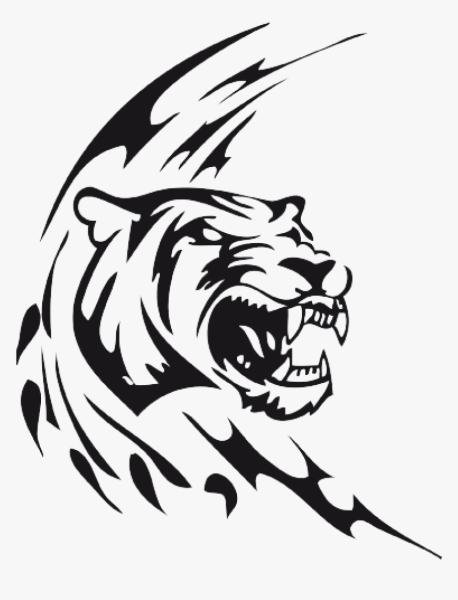 Лев векторное изображение