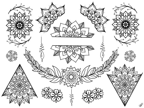 Узоры мехенди