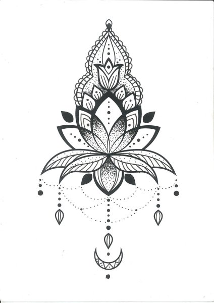 Мандала Индия Лотос
