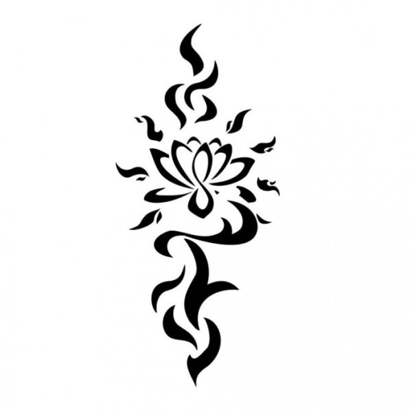 Трафареты татуировок для девушек